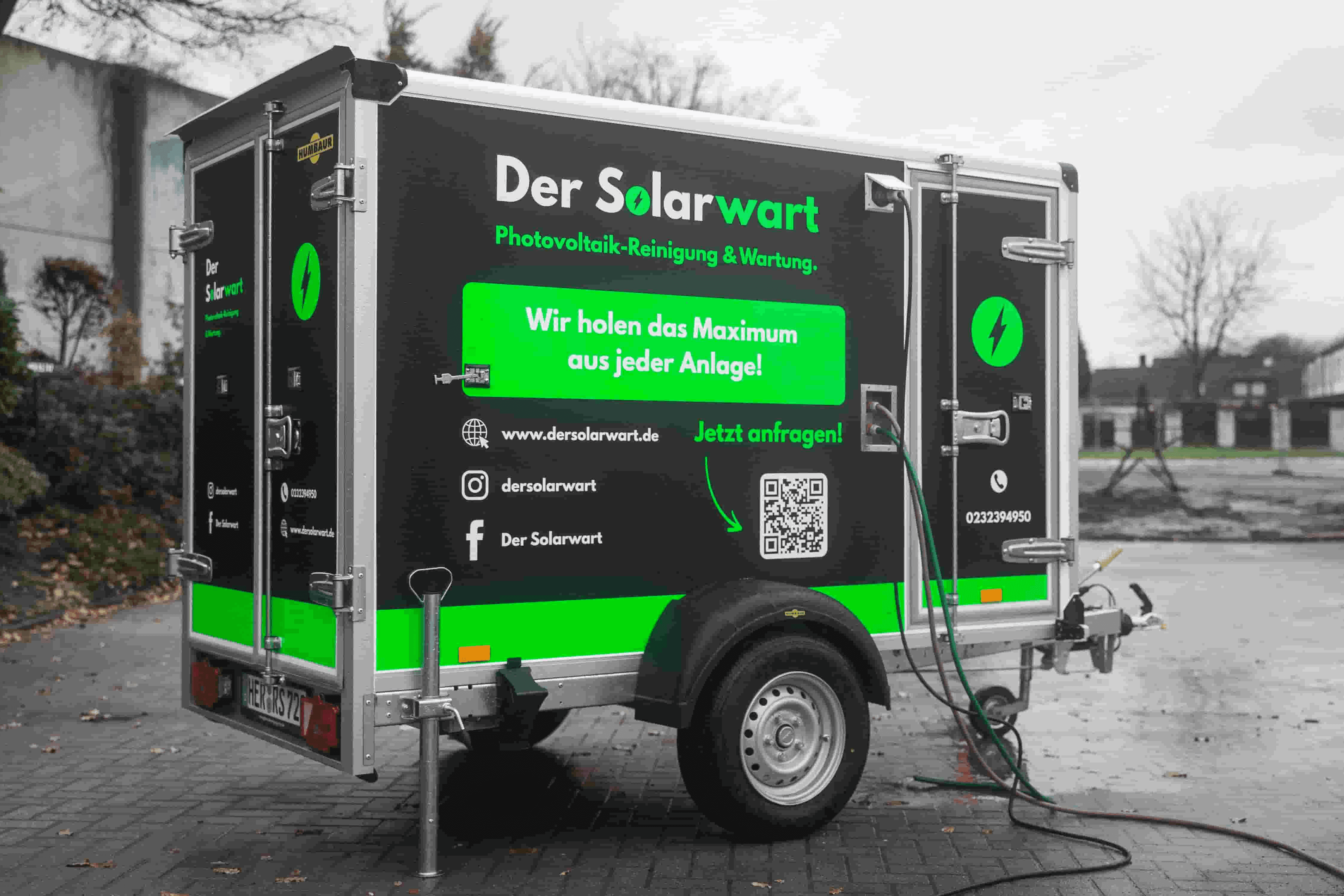 Mobiler Reinigungs-Trailer
