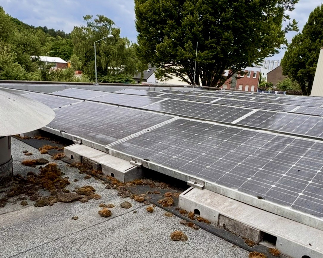 PV-Anlage stark verschmutzt